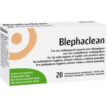 Blephaclean 20 sterilních tamponů