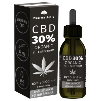 CBD 30% Organic 3000mg Full Spectrum 10ml