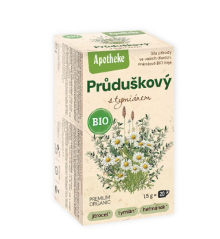 Apotheke BIO Průduškový čaj s tymiánem 20x1.5g