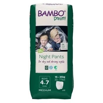 Bambo Dreamy Night Pants 4-7let Boy 15-35kg 10ks
