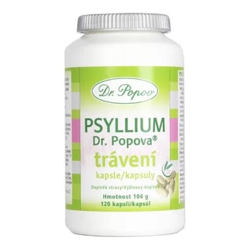 Dr.Popov Psyllium Trávení cps.120