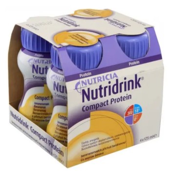 Nutridrink Compact Protein př.banán.sol.4x125ml