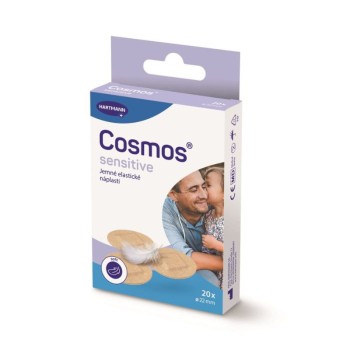 Cosmos sensitive jemná kulatá náplast 22mm 20ks
