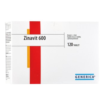 Zinavit 600 cucavé tablety 120 ks Generica