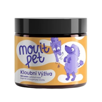 MOVit PET Kloubní Výživa s příchutí masa 100 tablet