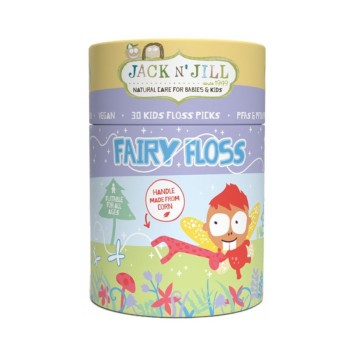Jack N Jill Zubní nit s rukojetí pro děti 30ks