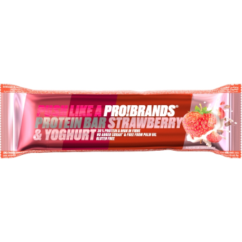 PRO!BRANDS Protein Bar 45g - jahoda/jogurt