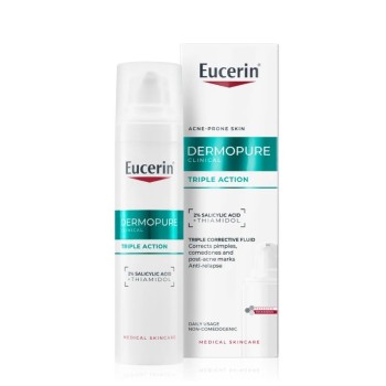 Eucerin DermoPure CLINICAL fluid s trojitým účinkem 40ml