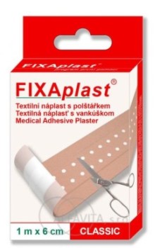 Náplast Fixaplast Classic 1mx6cm neděl.s polšt.