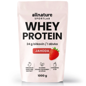 Allnature Sportlab WHEY Protein jahoda 1000g