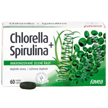 Favea Chlorella + Spirulina 60tbl