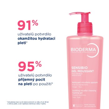 BIODERMA Sensibio Gel moussant 500ml