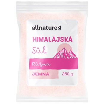 Allnature Himalájská sůl růžová jemná 250g