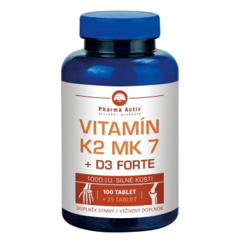 Vitamin K2 MK7 + D3 Forte 1000 I.U. tbl.125