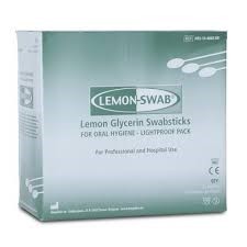 Vatové tyčinky s glycerinem Lemon-Swab 15cm/75ks - POŠKOZENÝ OBAL