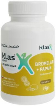 Klas Bromelain+Papaya 60mg tbl.90