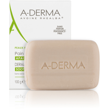 A-DERMA Dermatologické mýdlo-kostka 100g