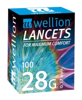 Lancety Wellion 100ks - 28G
