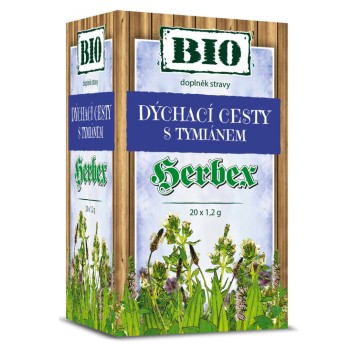 Herbex BIO Dýchací cesty s tymiánem 20x1.2g