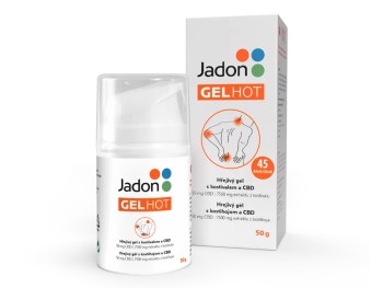 Jadon GEL HOT hřejivý gel s kostivalem a CBD 100g