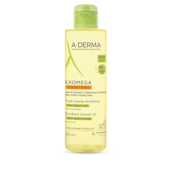 A-Derma Exomega Control Zvláčňující sprchový olej 500ml