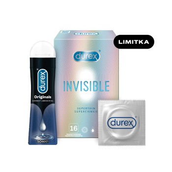 Durex SEX Invisible 16ks+gel 50ml