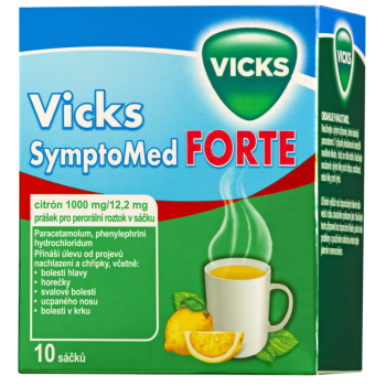 Vicks Symptomed forte citron por.plv.sol.10