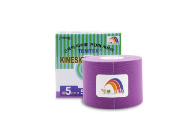 Temtex kinesio tape Classic fialová 5cm x 5m