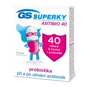 GS Superky Antibio 40 10 kapslí