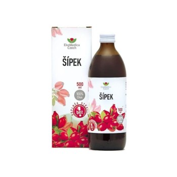 Šípek 100% šťáva 500ml EkoMedica