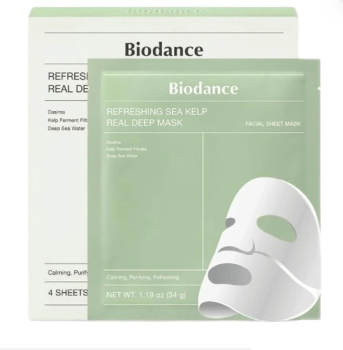 Biodance zklidňující pleťová maska 4x34g