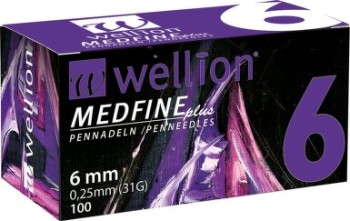 Jehly WELLION MEDFINE PLUS 31Gx6mm 100ks inz.pera