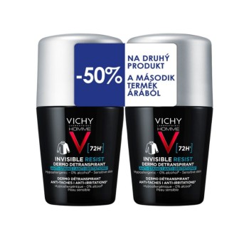 VICHY HOMME INVISIBLE Resist Antiperspirant 2x50ml