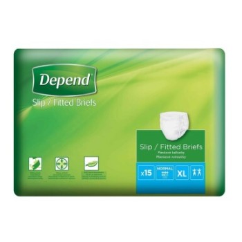 Depend Slip Normal inkont.kalhotky vel.XL 15ks