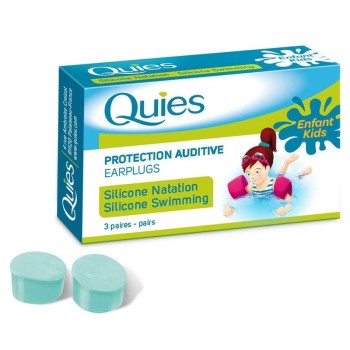 Quies silik.chrániče sluchu pro děti 3páry-plavání