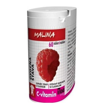 C-Vitamin 100mg Malina se sukralózou tbl.60