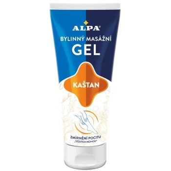 Alpa bylinný masážní gel kaštan 100ml