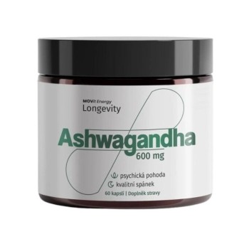 MOVit Longevity ASHWAGANDHA 600mg 60 kapslí
