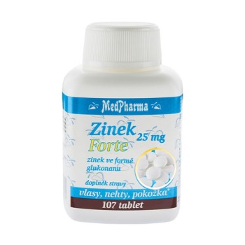 MedPharma Zinek 25mg Forte 107tbl