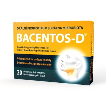 BACENTOS-D orální probiotikum tbl.20