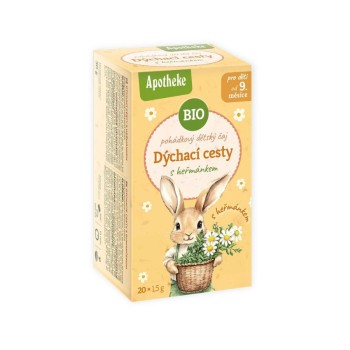 Apotheke BIO čaj dětský Dýchací cesty s heřmánkem 20x1,5g