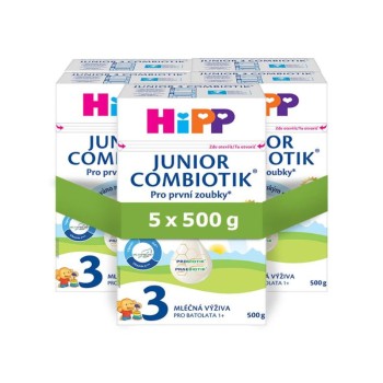 HiPP 3 Junior Combiotik mléčná výživa 5x500g