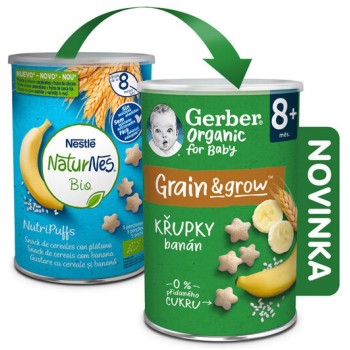 Gerber Křupky Banánové BIO 35g