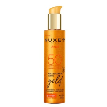 NUXE SUN OR Zlatavý opalovací olej na tvář a tělo s velmi vysokou ochranou SPF 50 150 ml