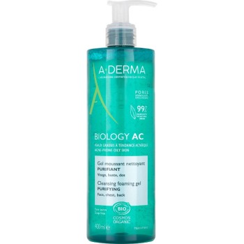 A-DERMA Biology AC Čisticí pěnivý gel 400ml