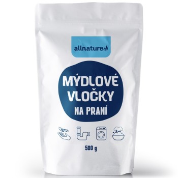 Allnature Mýdlové vločky na praní 500g