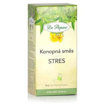 Dr.Popov Čaj Konopný Stres 20x1.5g