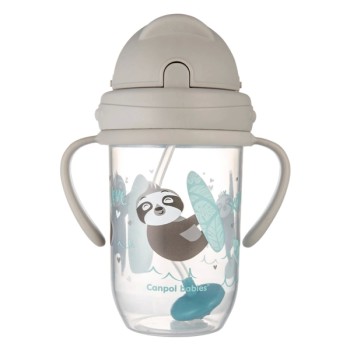 Canpol babies Nevylévací hrneček 270ml šedý