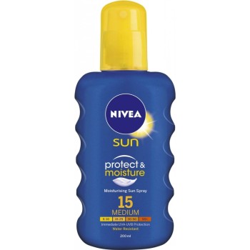 Nivea Sun sprej na opalování OF15 200ml