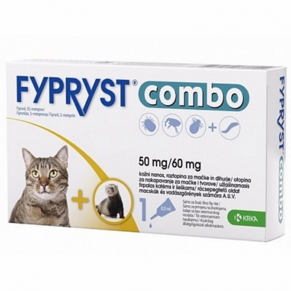 FYPRYST combo 1x0.5ml spot-on pro kočky a fretky